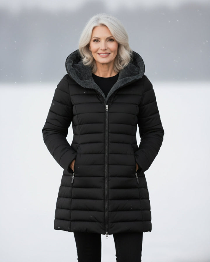 Michela | Cappotto invernale caldo con fodera in eco pile