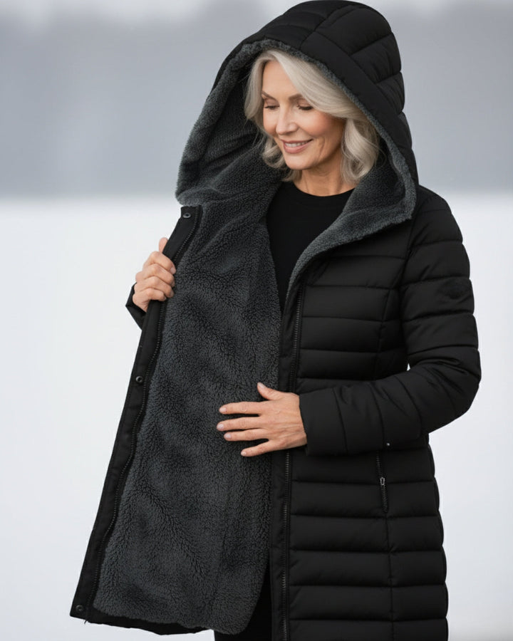 Michela | Cappotto invernale caldo con fodera in eco pile