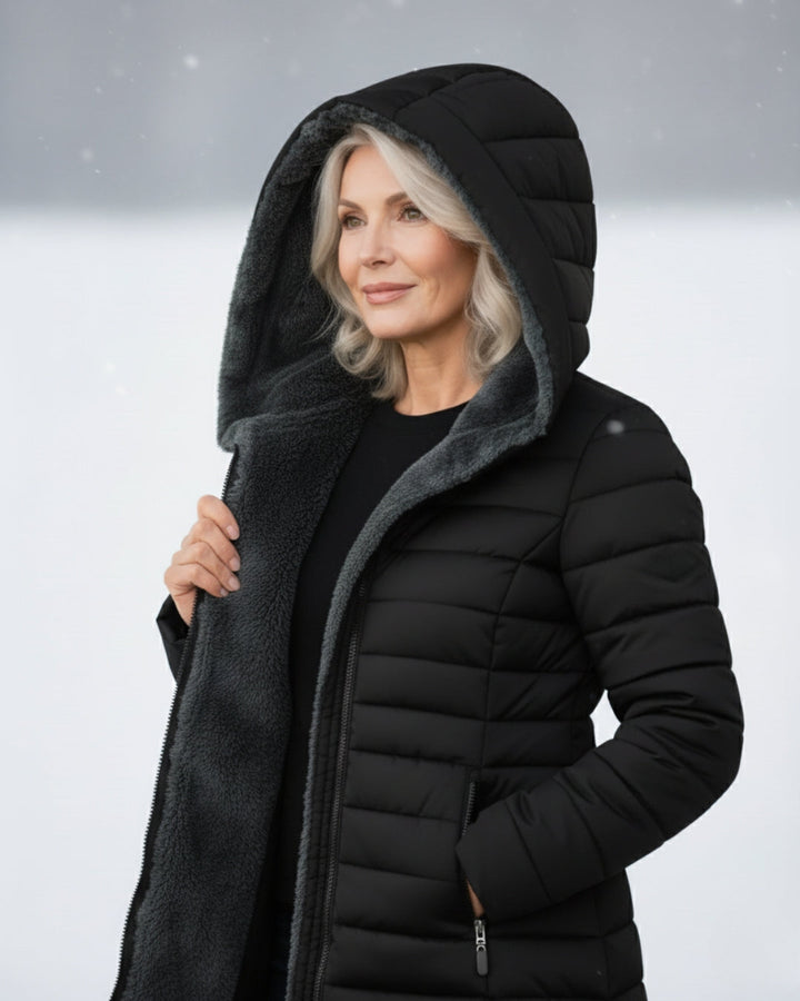 Michela | Cappotto invernale caldo con fodera in eco pile