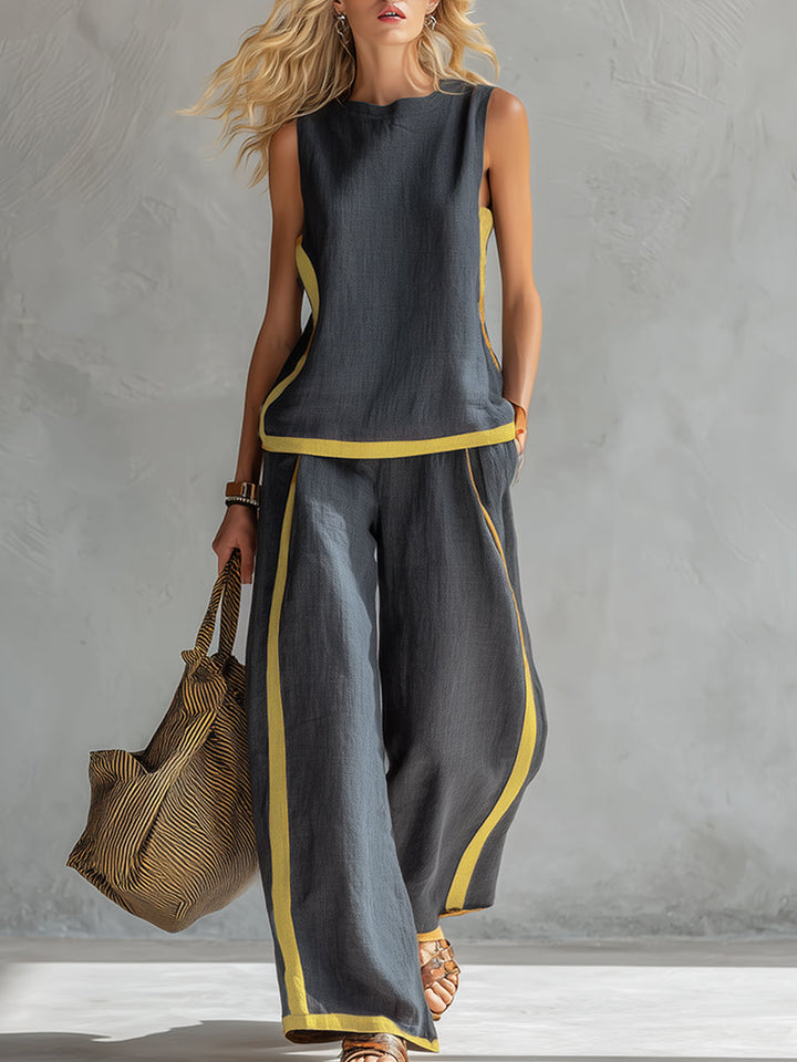 Leila | Elegante completo primaverile