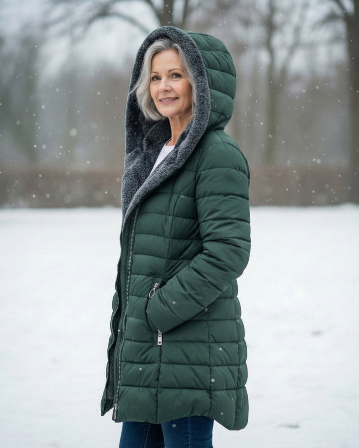 Michela | Cappotto invernale caldo con fodera in eco pile