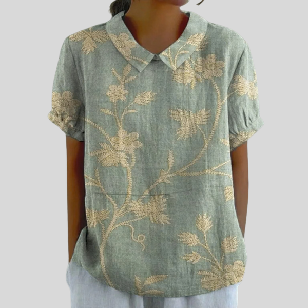 Célestine | Blusa Ricamo Vegetale