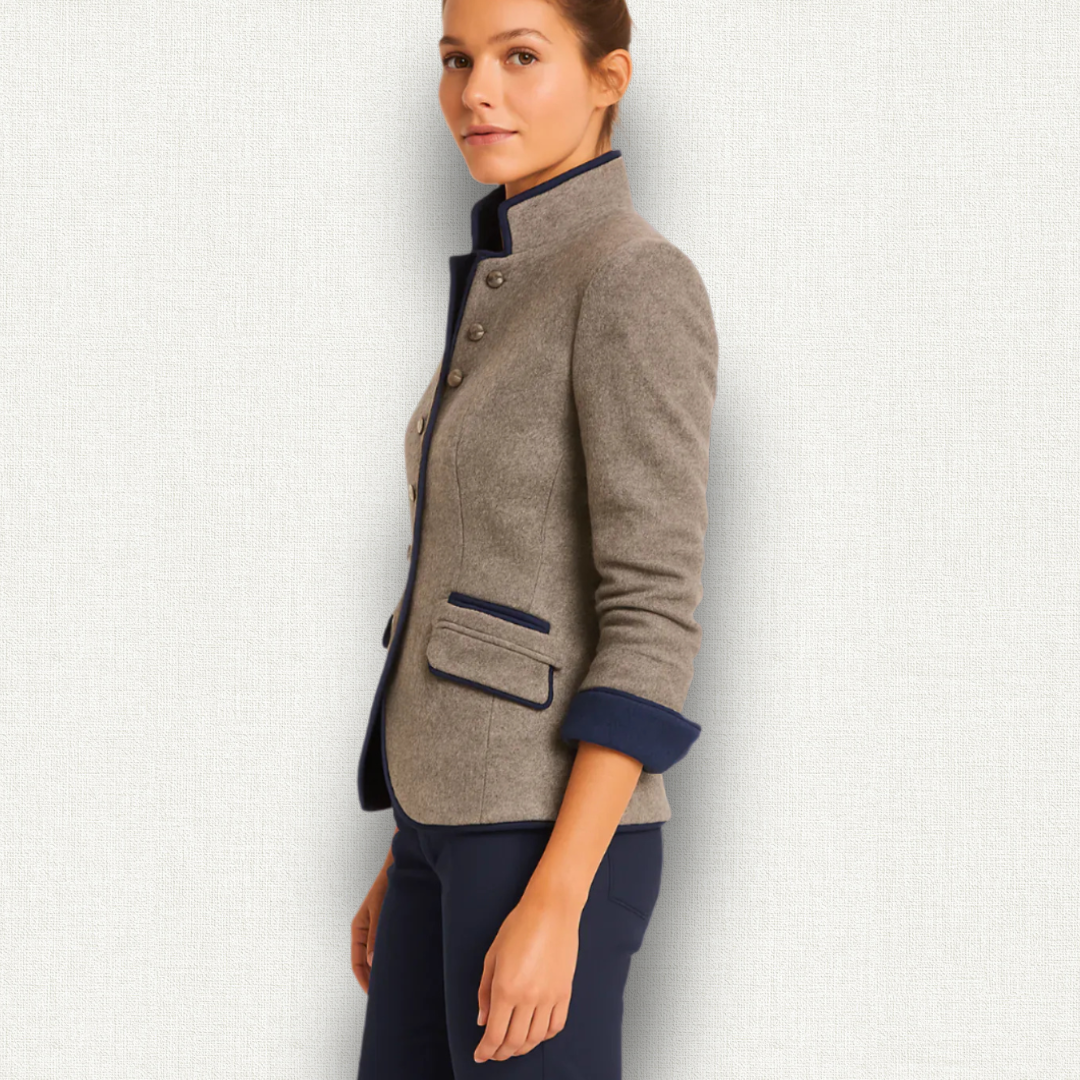 Valery | Cardigan collo alto