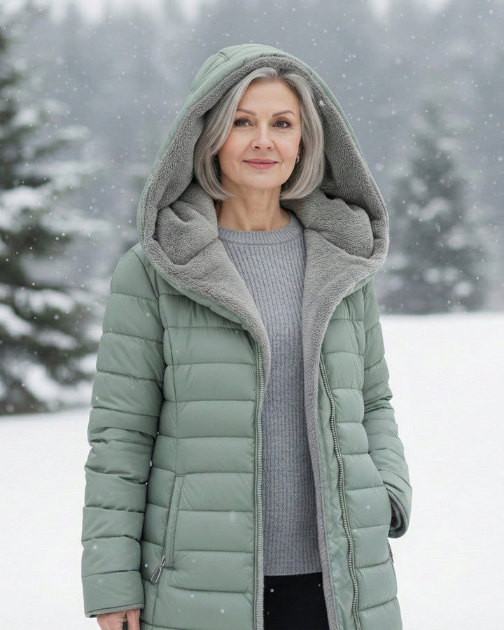 Michela | Cappotto invernale caldo con fodera in eco pile