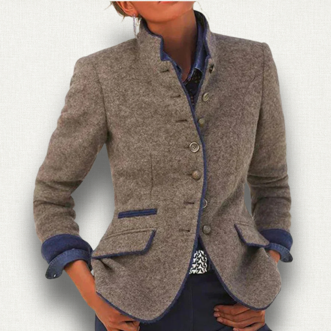 Valery | Cardigan collo alto