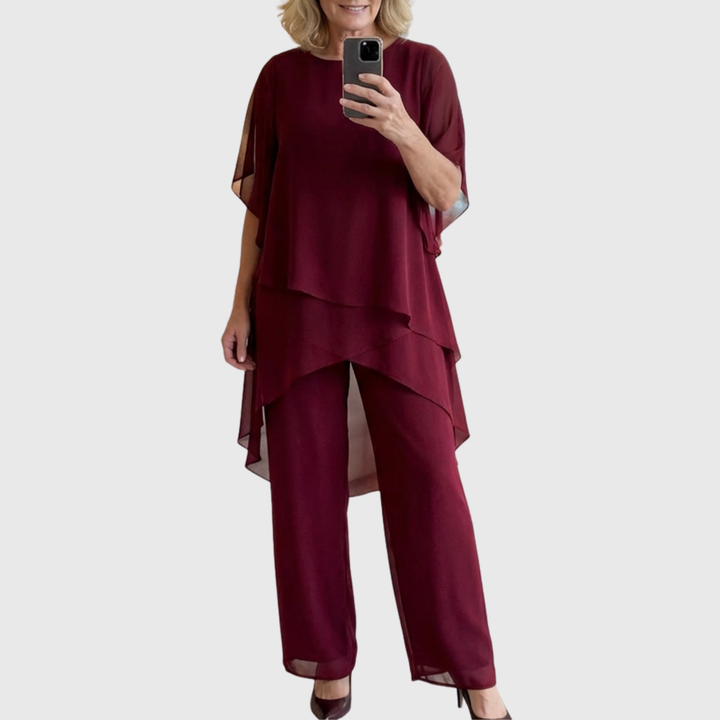Elara | Set Palazzo Fluido per Comfort ed Eleganza