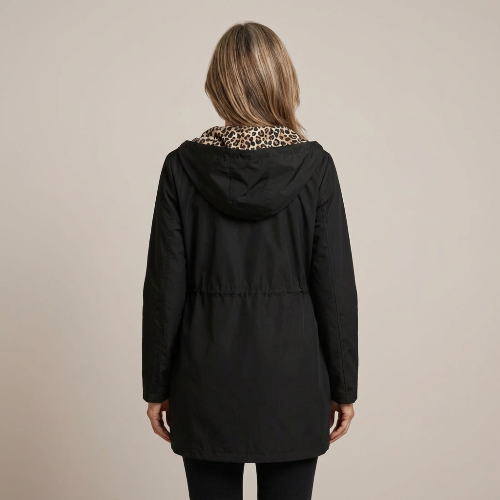 Nira | Cappotto Cappuccio Reversibile
