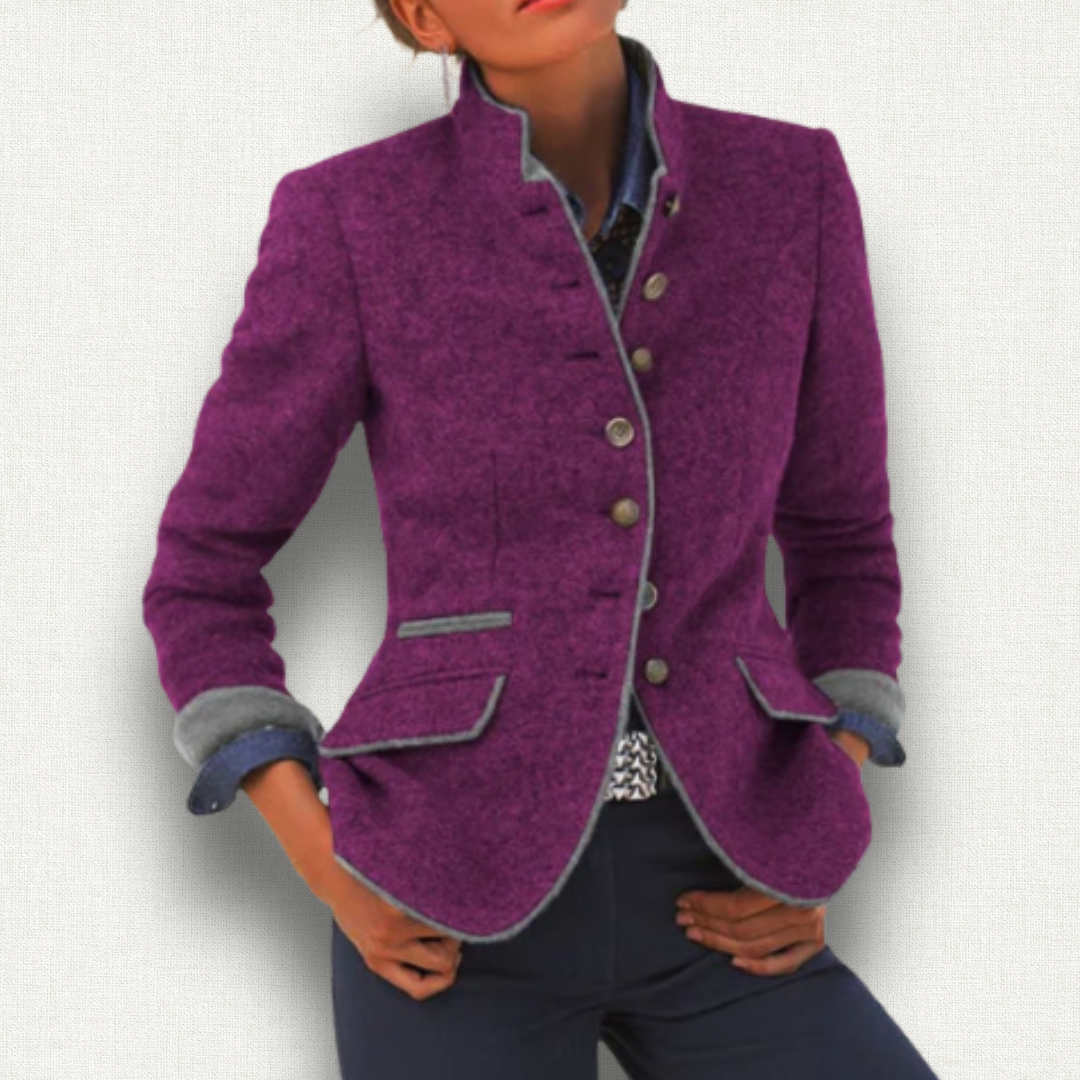 Valery | Cardigan collo alto