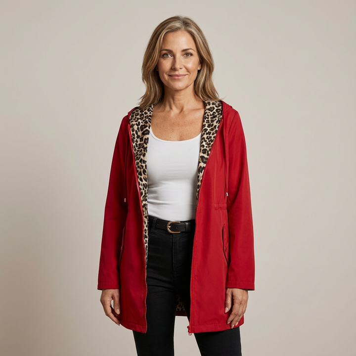 Nira | Cappotto Cappuccio Reversibile