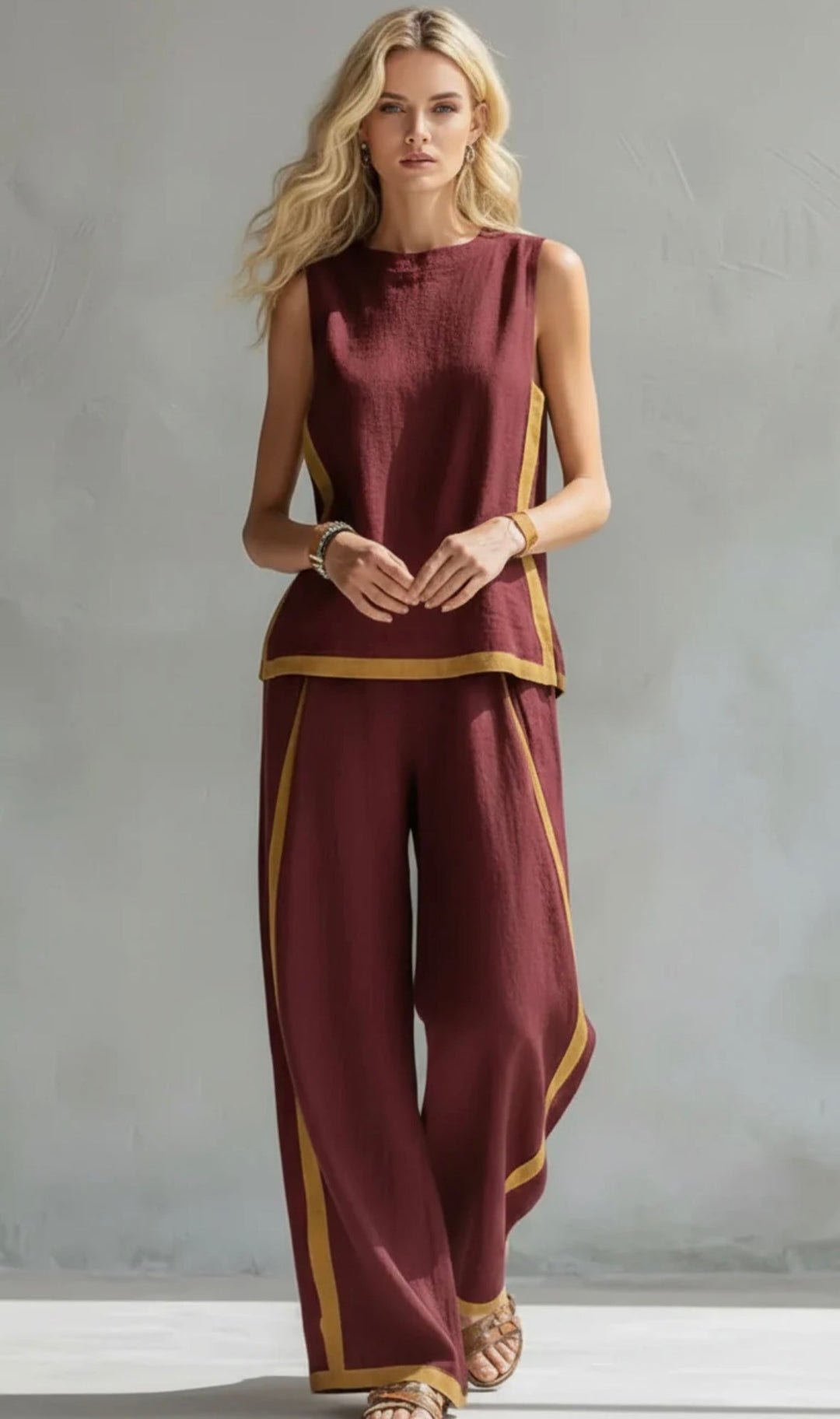 Leila | Elegante completo primaverile