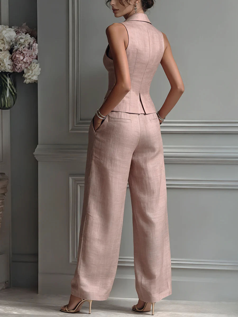 Camille - Completo a due pezzi con scollo a V