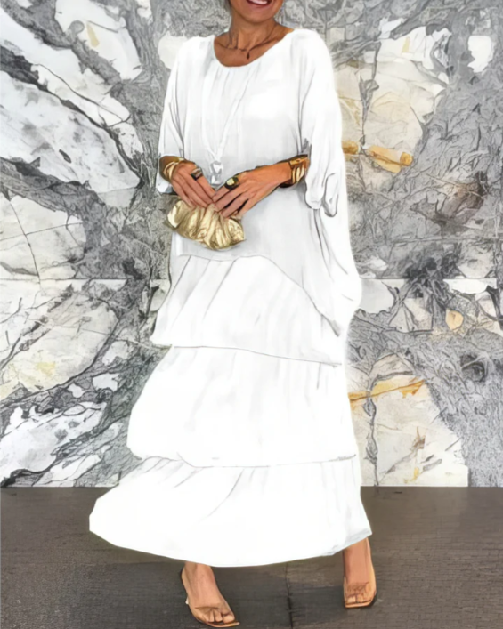 Lara | Elegante Abito Maxi Fluido