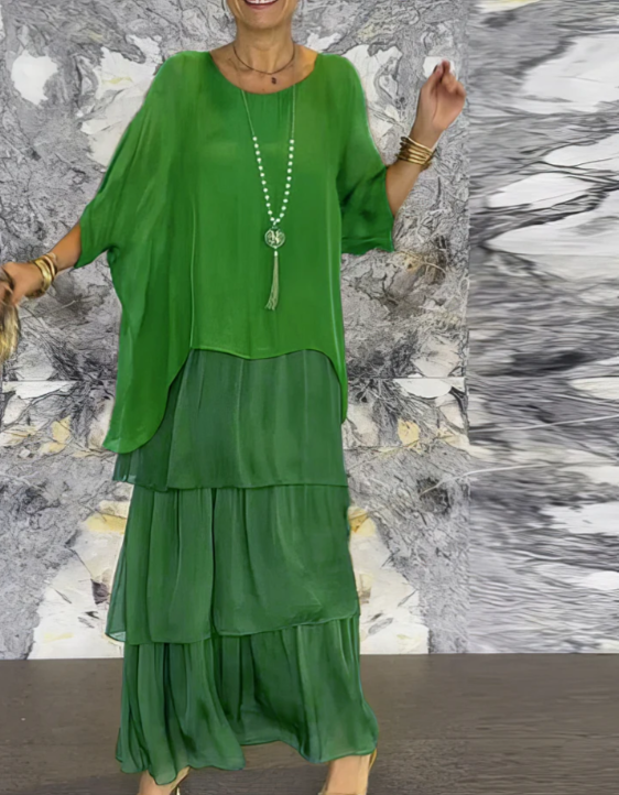 Lara | Elegante Abito Maxi Fluido