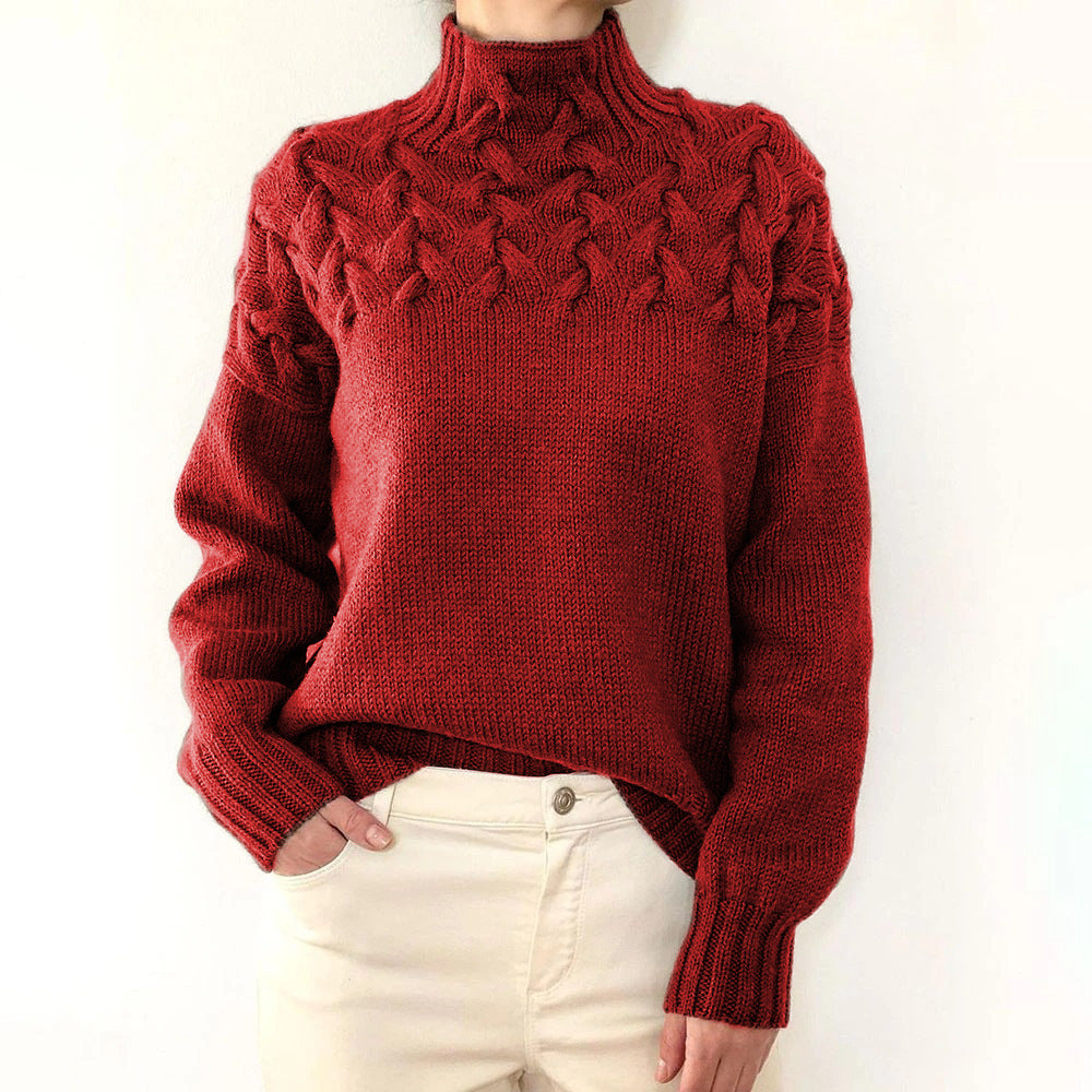 JANE™|MAGLIONE COLLO ALTO